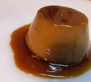 Flan de café casero sin gluten